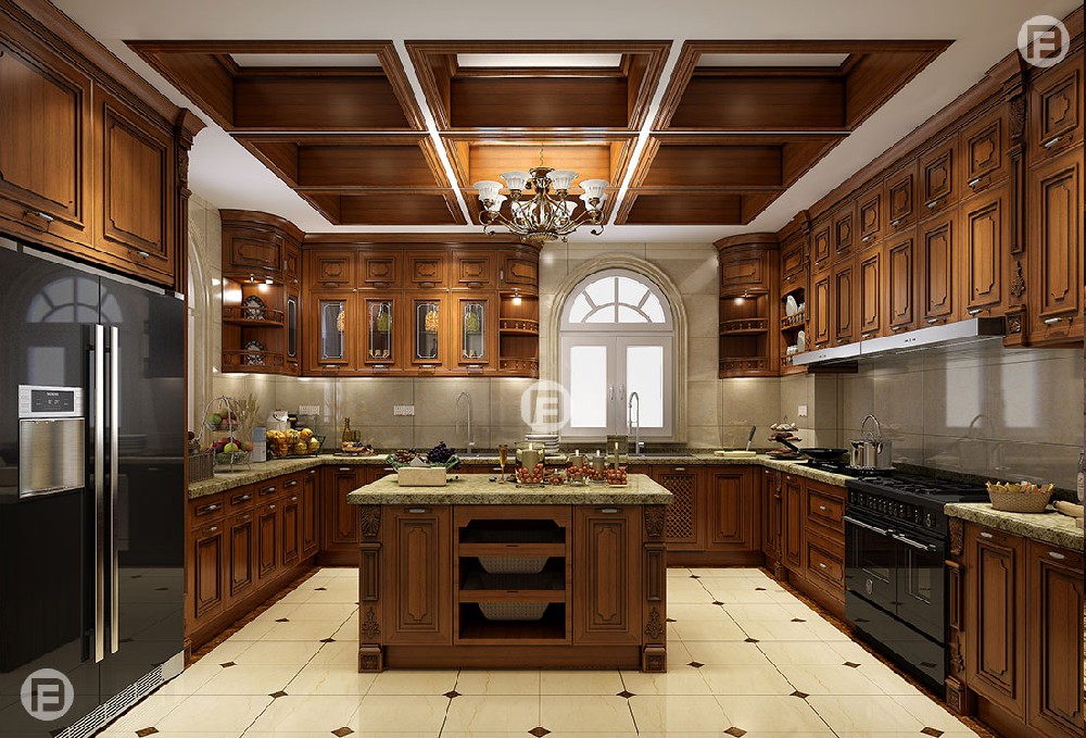 歐式廚柜案例2-U字型