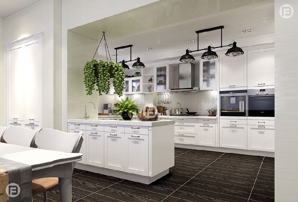 美式廚柜案例2-U字型