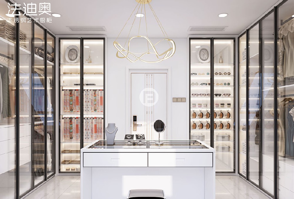 極簡輕奢衣柜案例20