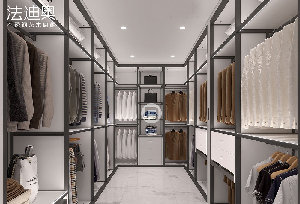 極簡輕奢衣柜案例24