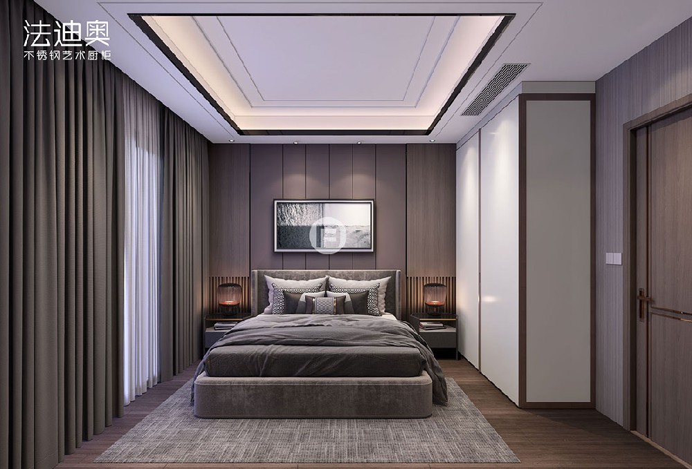 極簡輕奢衣柜案例三-一字型趟門3