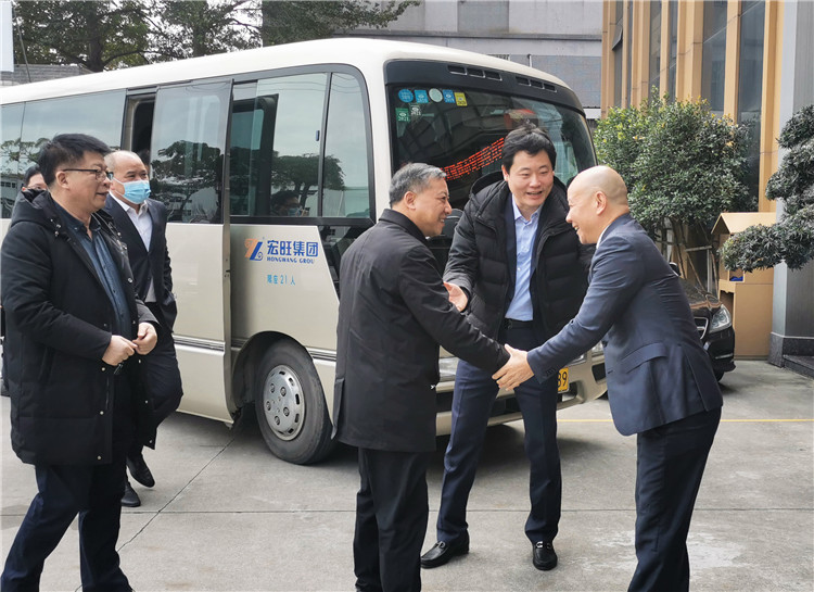 福建福安市黨政企代表團蒞臨法迪奧參觀考察